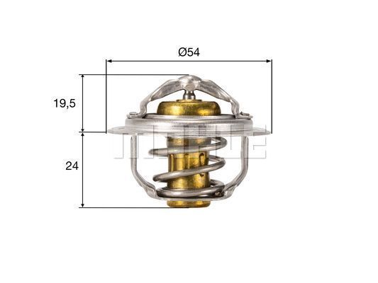 Vw A4 A5 A6 Q5 08-12 2.0Tdı Caga-Caha-Cagb-Cagc Termostat 82°C 03L121113A 03L121113A