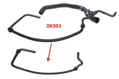 V.W. Lt35=Volt 2.5 Tdı 28203 Radyatör Üst Hortumda Kullanılan 2D0122101A