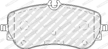 Vw Amarok Crafter Fren Balatası Arka 2H6698451 2H6698451 2N0698451 65508206002