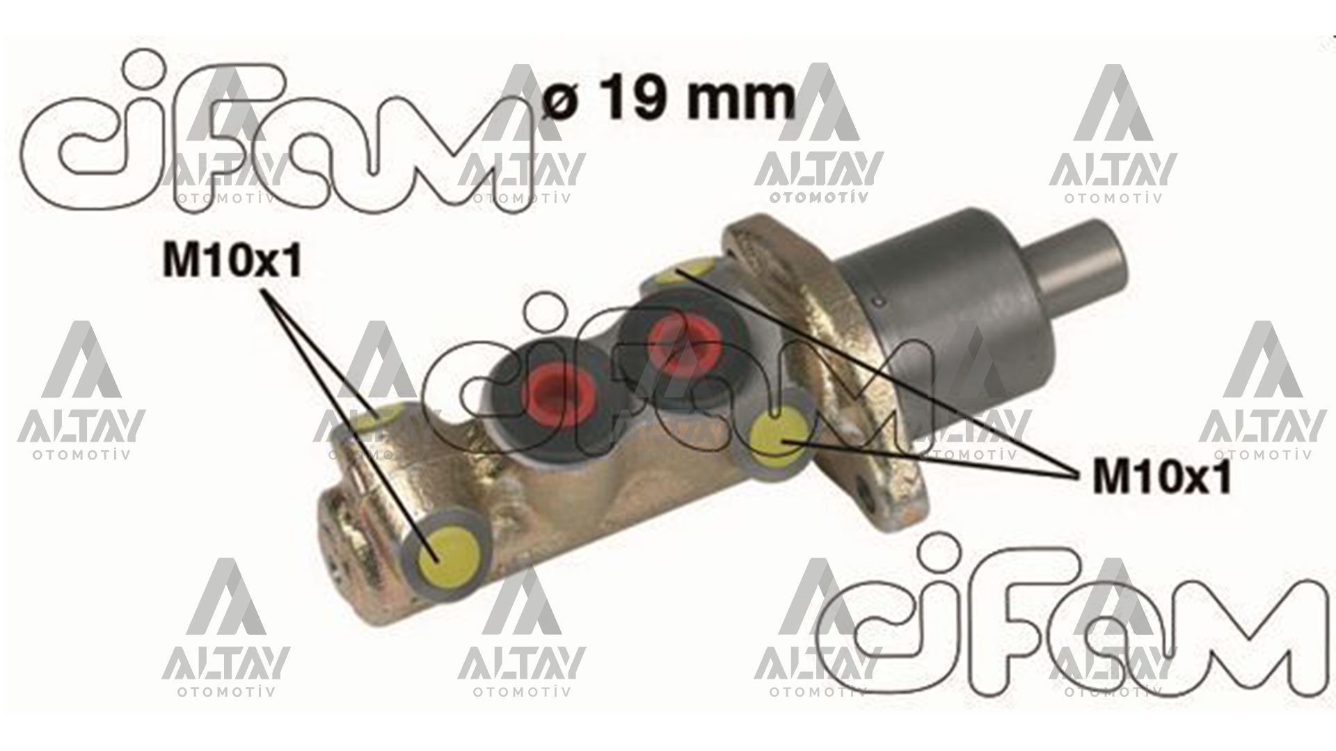 FREN ANA MERKEZ R19 88-01 / R21 MANAGER / 106 91-96 / 205 83-98 BENDIX TİPİ DÖKÜM 19,05mm