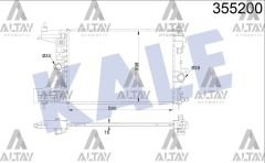 RADYATÖR SU ASTRA J 09-16 / CRUZE 09-14 / 1.4-1.6 (AT) BRAZING