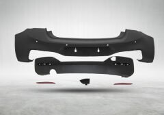 Komple Tampon F20-LCI F21-LCI Arka; PDCli; <O> Egz.Çıkışlı -M-Tech- 2015-19