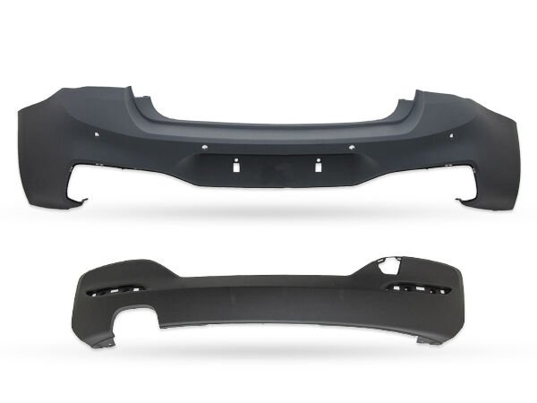 Komple Tampon F20-LCI F21-LCI Arka; PDCli, <OO> Egz.Çıkışlı -M-Tech- 2015-19