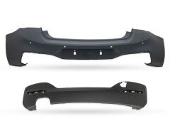 Komple Tampon F20-LCI F21-LCI Arka; PDCli, <OO> Egz.Çıkışlı -M-Tech- 2015-19