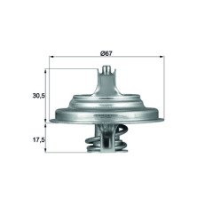 Termostat 71C M.Benz Lkw Axor 906 / Atego 904 0042031475