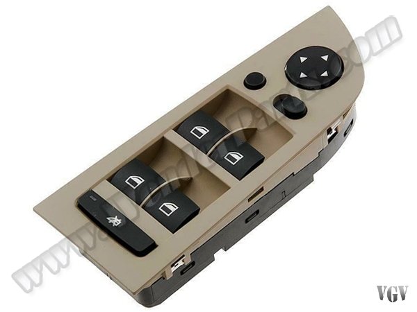 Cam Düğmesi E90+LCI Ön Sol; Bej Çerçeveli (Karartmalı & Katlamalı Ayna) - 61319217334