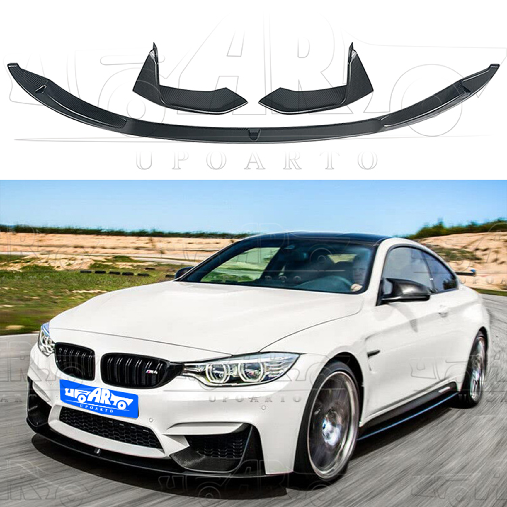 Tampon Spoyleri F80+LCI F82+LCI Ön -///M3- 2012-18