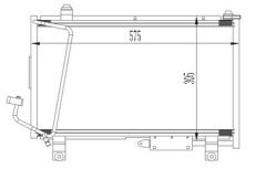 KLIMA RADYATORU SWIFT 89-01     575x305x16 95310-60EM1