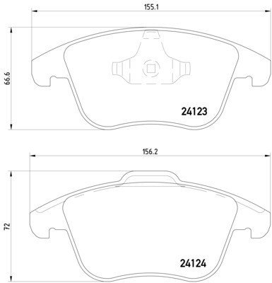Fren Balatası Ön Freelander2-Evoque 2006-14 - LR004936
