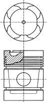 Opel Piston X20Dth Vectra B Std.