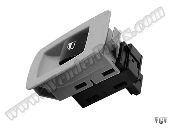 Cam Düğmesi E90+LCI X5:E70+LCI X6:E71 Ön Sağ; Arka Sol/Sağ; Gri Çerçeveli (E87+LCI:Arka) - 61316945875