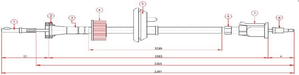 Kılometre Telı- H100 94-08 Rcb270