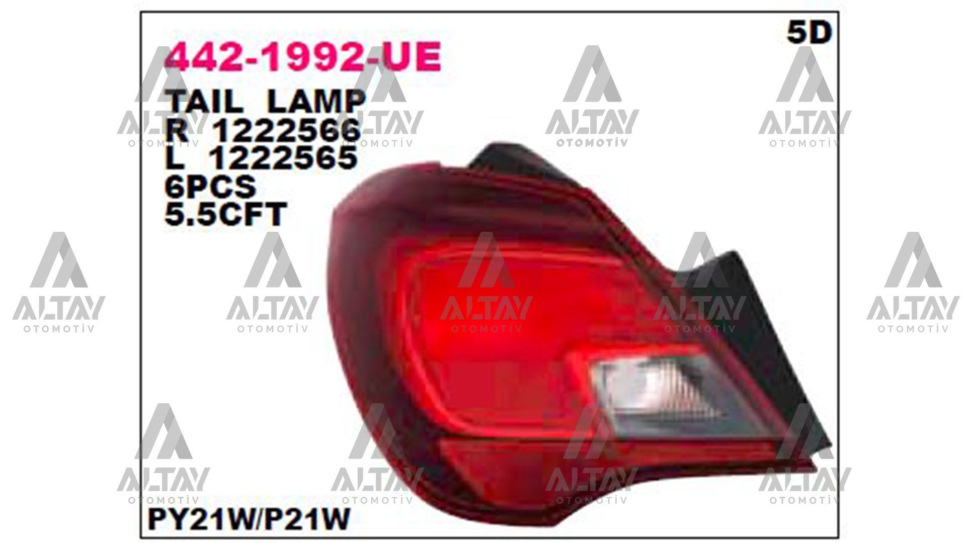 STOP LAMBASI DIŞ CORSA E 15=> SAĞ