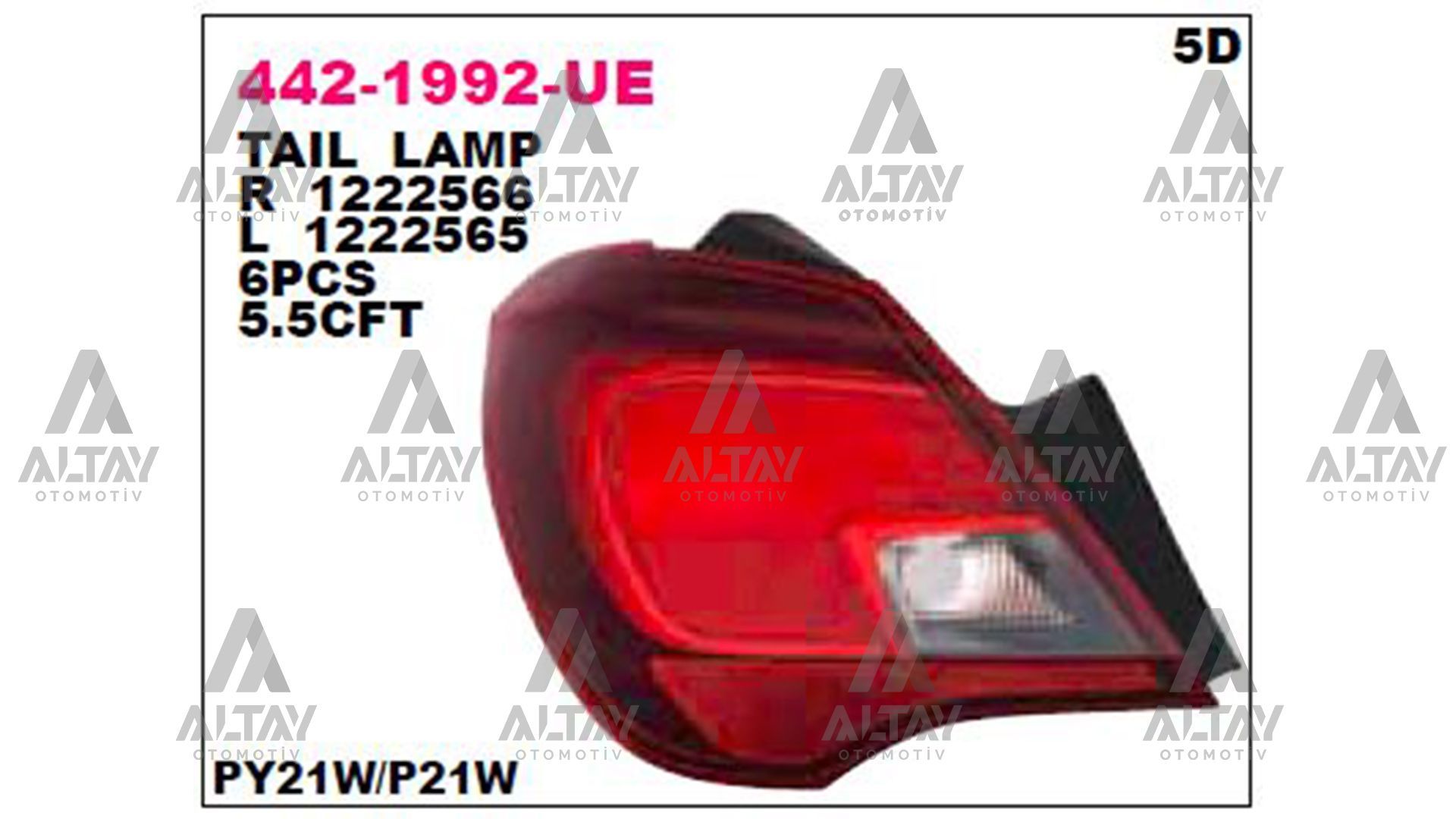 STOP LAMBASI DIŞ CORSA E 15=> SOL