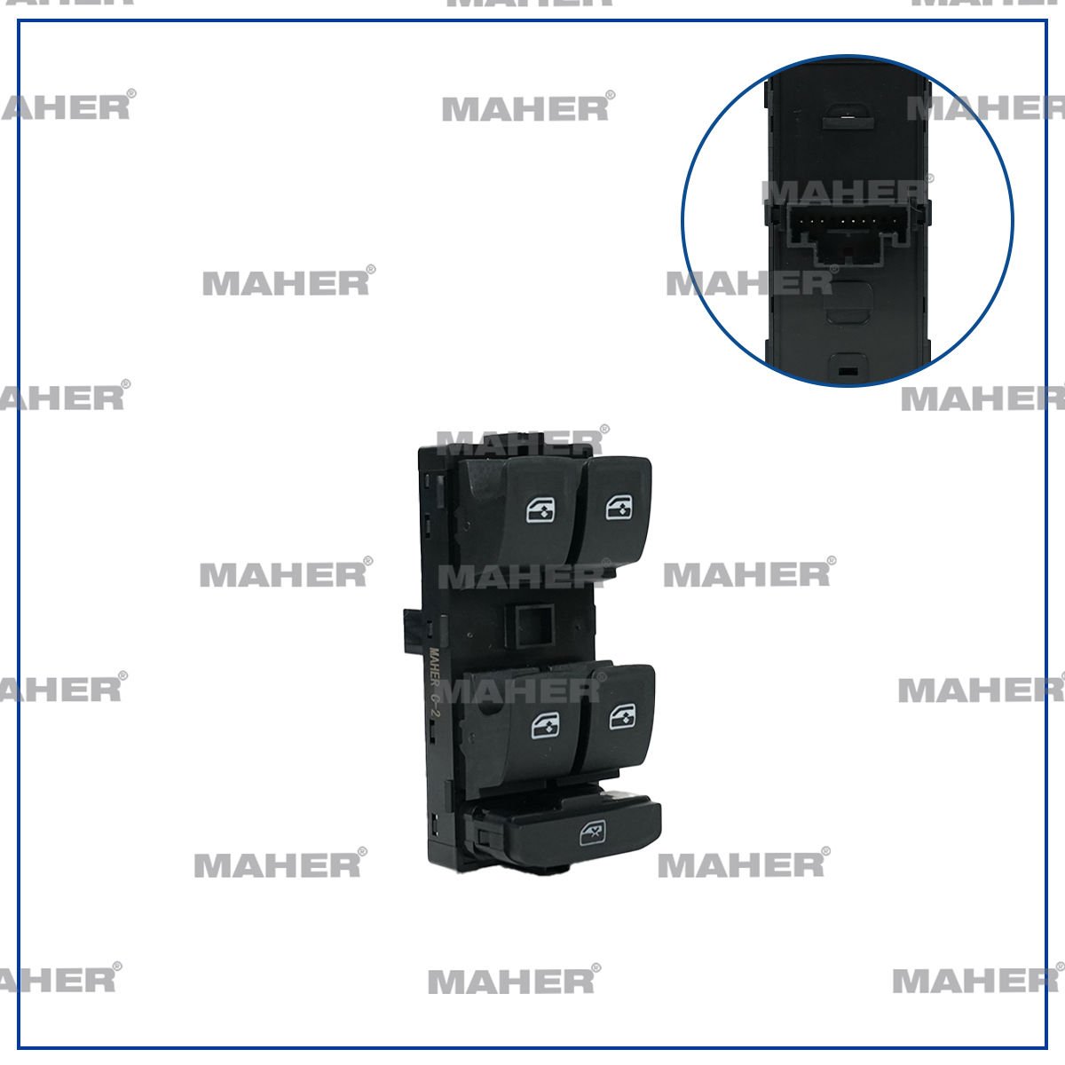 DÜĞME CAM AÇMA POLO / T-CROS 7 ARONA / İBİZA / LEON 16=> (DÖRTLU)