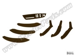 Kapı Tutamak Seti X5:E70+LCI X6:E71 Ön&Arka; (Mokka) Deri Kaplamalı - 51416975797L7