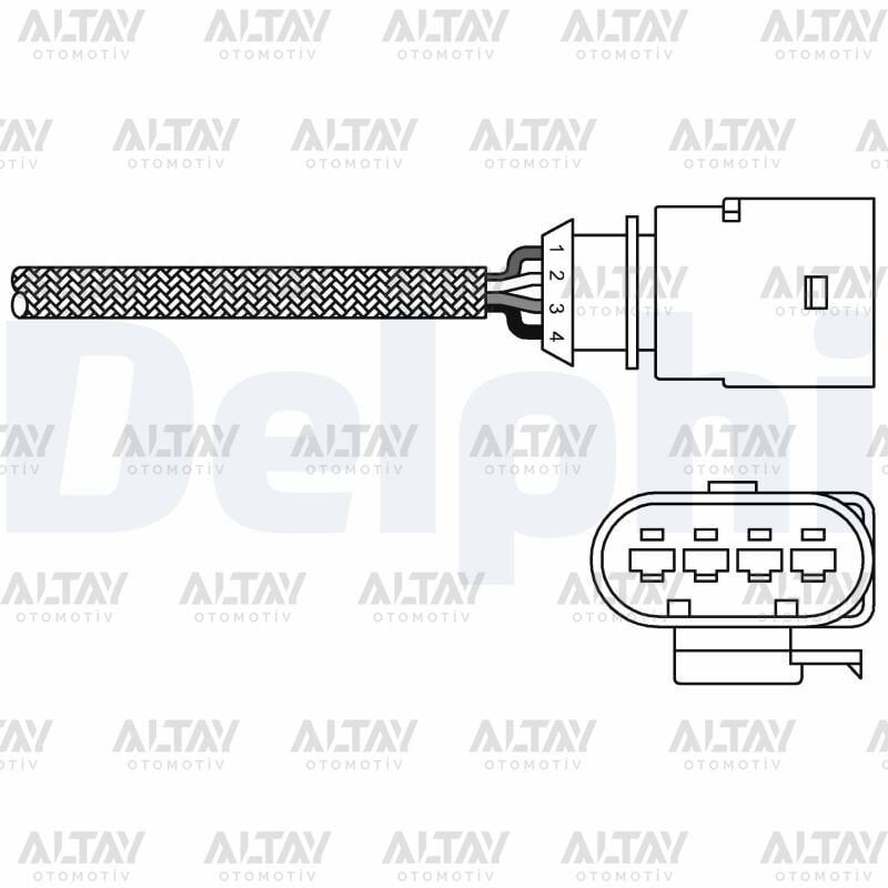 SENSOR OKSIJEN GOLF5 / GOLF6 / JETTA / PASSAT / TIGUAN / POLO / A3 / LEON 04=> BSE-BGU-CAVD-CAVA-CAXA 1.4 TSI-1.6 ARKA
