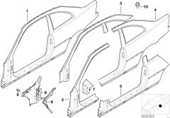KAPI DİREĞİ E46/2/L BMW 41217111421