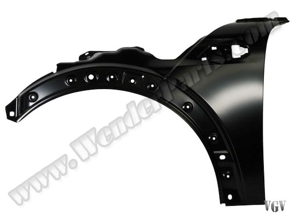 Çamurluk Mini-R55>R59 Ön Sol; Sac