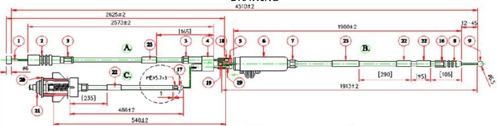 Bagaj + Yakıt Depo Kapak Acma Telı- Cıvıc-Sdn 01-06