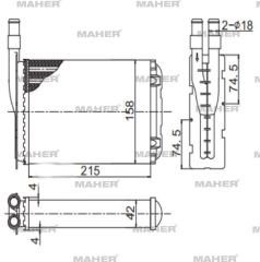 RADYATÖR KALORİFER R9 85-00 / R11 85-00 / FLASH 85-00 MEKANİK