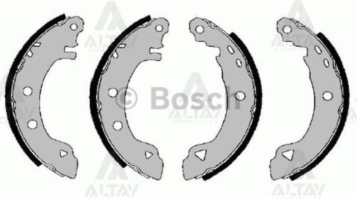Fren Balata R.19 91-02 Pabuç Levyeli Arka 7701202919