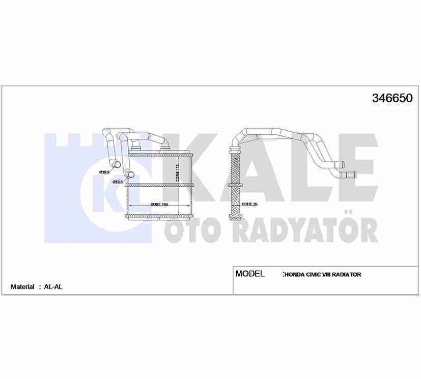 Radyatör Kalorifer Qashqaı 07-13 / X-Traıl Brazıng 27140Br22A