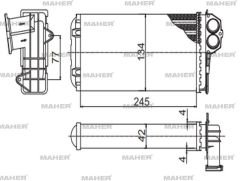 RADYATÖR KALORİFER 206  98-06 MEKANİK
