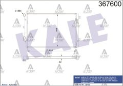Radyatör Su Golf5 / Passat / Jetta / A3 / Leon 04-13 Bmy-Blg-Bzb-Cdaa-Bpy-Bwa 1.4 Tsı-1.8 Tsı-2.0 Fsı Brazıng 5K0121251J