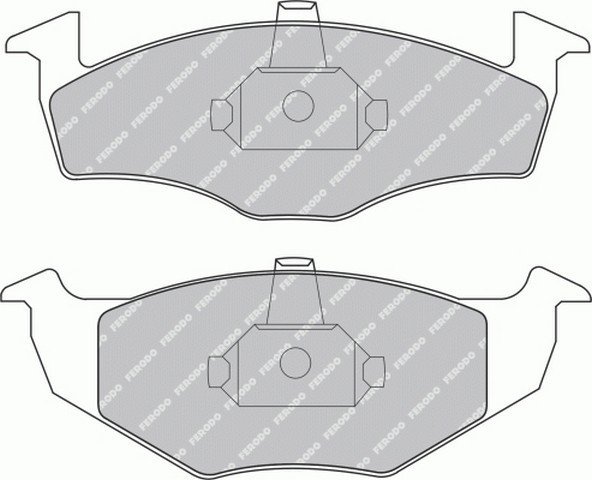 Vw Polo 98-01 Fren Balatası Ön 6N0698151 21866 21868 6N0698151 6N0698151C Fqt1101 Fsl1101