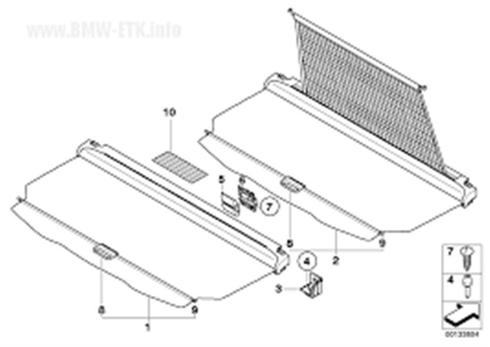 ARKA PERDE X3 BMW 51473424662