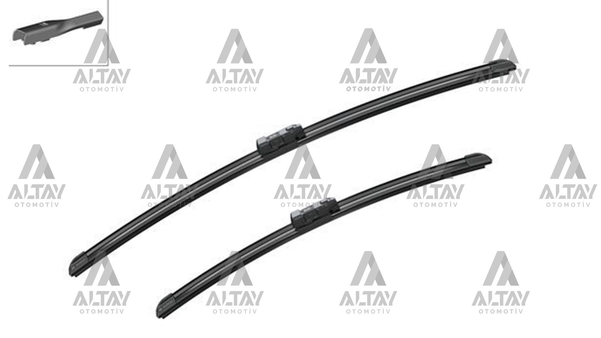 SİLECEK SÜPÜRGESİ TAKIM CADDY 10=> / SUPERB 08-15 / HYUNDAİ I30 (FD) / P308 II (T9) / CEED (ED/FF2) / GIULIETTA AEROTWIN A187S (600+450mm) BUTON 19mm 24+18