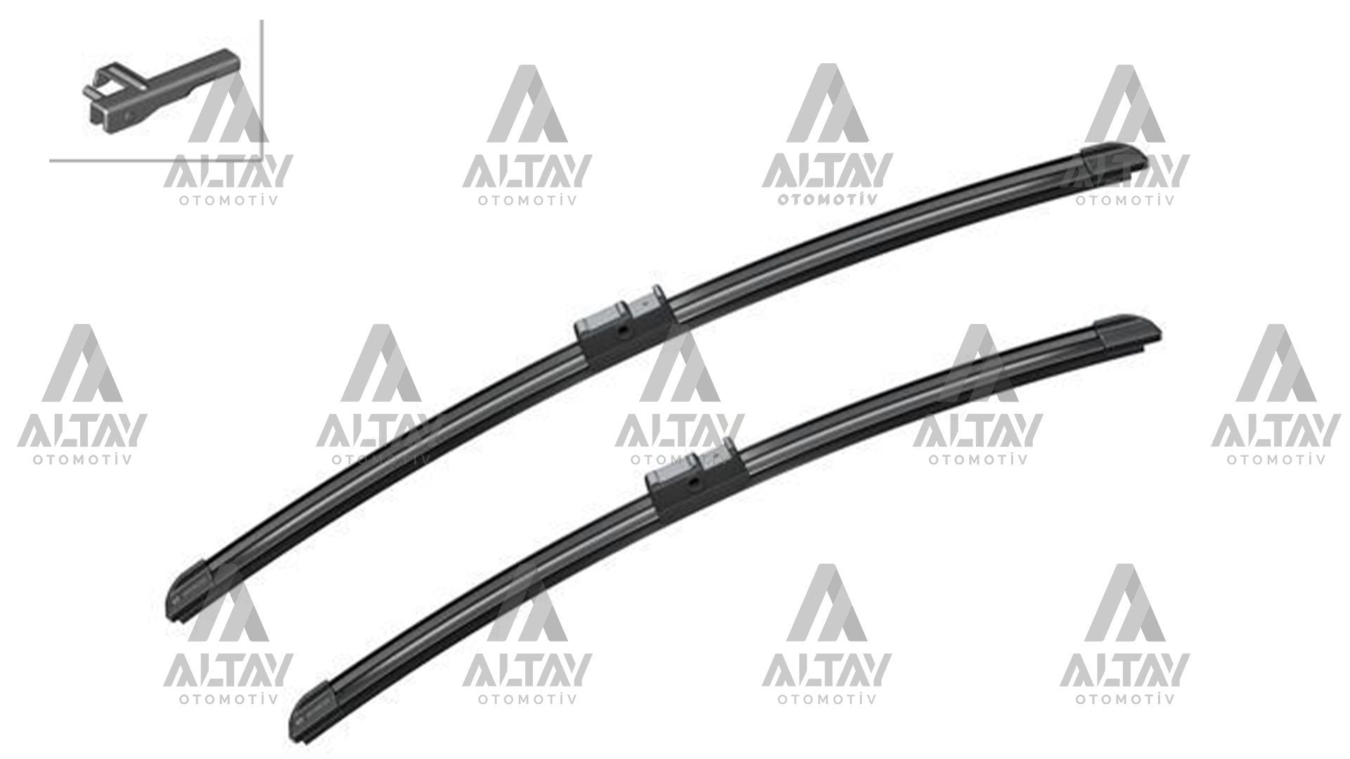 SİLECEK SÜPÜRGESİ TAKIM GOLF4 02-05 / BORA 02-05 / POLO 02-05 TEK DELİK 21''+19'' A927S (530mm+480mm)