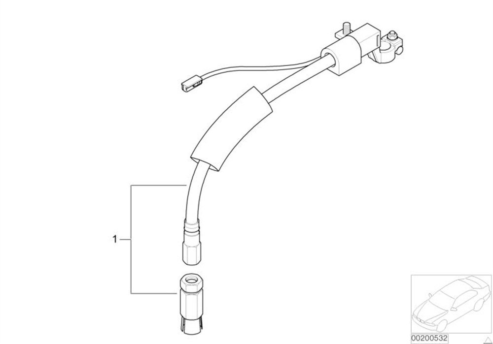 AKÜ KABLOSU E46 COMPACT BMW 61126924221