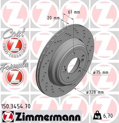 BMW E46 M3 ARKA DİSK SAĞ 34212282304