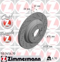 BMW E46 M3 ARKA DİSK SAĞ 34212282304
