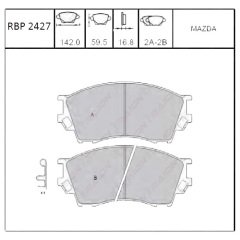 On Fren Balata - B2500 4Wd 97-00 Rbp2427