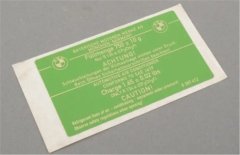 ETİKET KLİMA BMW E39 64508387412