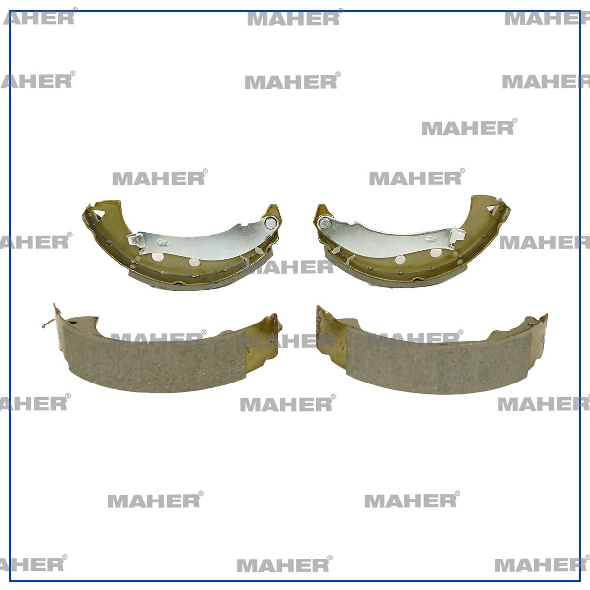 FREN BALATA ALBEA 03-09 LEVYELİ PABUÇ ARKA (BENDIX FREN SİSTEMİ İÇİN) +1mm