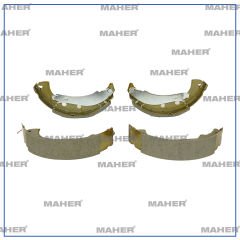 FREN BALATA ALBEA 03-09 LEVYELİ PABUÇ ARKA (BENDIX FREN SİSTEMİ İÇİN) +1mm