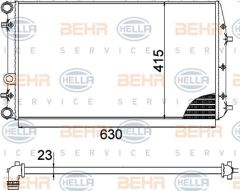 Vw Polo 4-5  Amf-Bby-Bbz Su Radyatörü 6Q0121253Q 5Z0121253A 6Q0121253L 6Q0121253M 6Q0121253