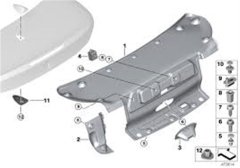 KAPLAMA ARKA F33/R STOP BMW 51497295256