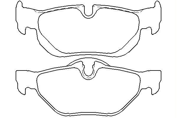 Fren Balatası Arka Bmw1 (E81) 06-12, 1 (E87) 03-12, 3 (E90) 05-11, X1 (E84) 09-