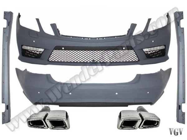 Gövde Kiti W212 (Ön/Arka:PDCli, F.Yık-lı, 2-Çıkış, Mrşp-li, SİSli, Egz.Uçlu) -AMG E63- 2009-12 - ---
