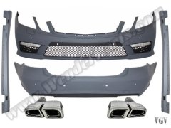 Gövde Kiti W212 (Ön/Arka:PDCli, F.Yık-lı, 2-Çıkış, Mrşp-li, SİSli, Egz.Uçlu) -AMG E63- 2009-12 - ---