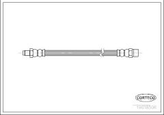 E30-34 Fren Hortumu 200 Mm Arka34321108134