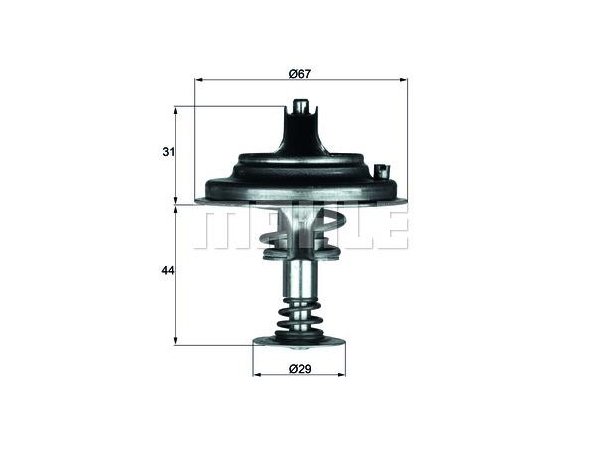 Termostat M116>119 [W124>140] 80C - TX2680D