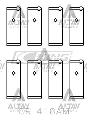 Yatak Kol Astra F-G-H-J / Corsa B / Insıgnıa / Vectra A-B 93=> C12Nz-C14Nz-X14Xe-X16Xel-Z14Xe-Z16Xep-Z16Xer-Z16Let-A16Xer-A16Net Takım 622941