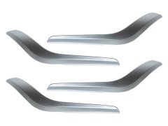 Kapı Tutamak Kaplama Seti X1:E84 Ön&Arka; (Krom-Gümüş) - 2991775/776C4