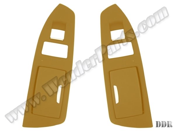 Cam Düğme Çerçeve Seti F01 Arka Sol&Sağ; Küllüklü; Bej (Arka Güneşlik) - 9169049/050